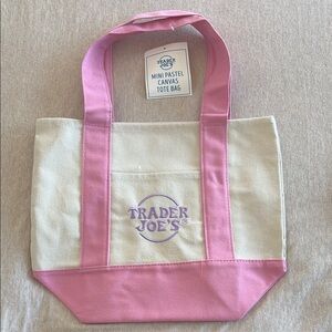 Pink Trader Joe’s Tote Bag